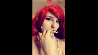 AftynRose ASMR sweet NSFW Snapchat movie Compilation

