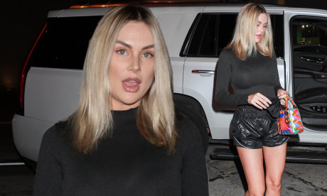 Lala Kent Puts On A Very Leggy Display For Dinner With Fiance Randall Emmett At Craig S Daily Mail Online