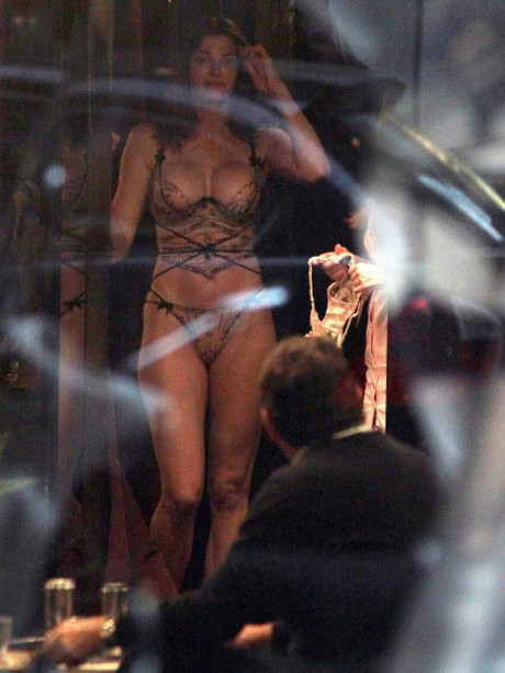 Stephanie Seymour Lingerie Candids At Agent Provocateur Shop In Milan Hot Girls