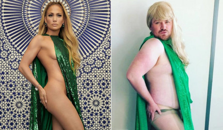 Irish Radio Star Hilariously Copies Jennifer Lopez S Nude Shoot