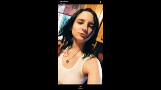 AftynRose ASMR Nude See Through Wet Shirt Snapchat Short film

