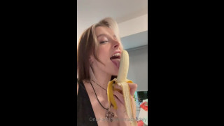 Ashley Matheson lovely Banana oral sex video Leaked
