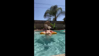 Darshelle Stevens Nude Pool Porn video
