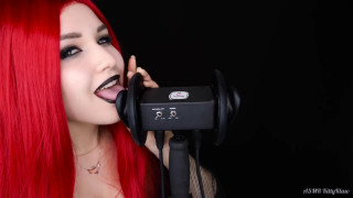 ASMR KittyKlaw lewd Demon Ear Licking Patreon sex tape
