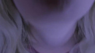 PeachyWhispering ASMR Playing with large boobies lens licking &amp; Moaning video
