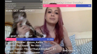 Twitch Streamer Nipple Slip MVP Cat
