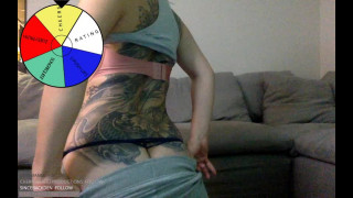 Twitch Streamer Showing ass Tattoos
