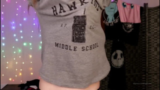 redhead ASMR Showing You My T-Shirt Collection video
